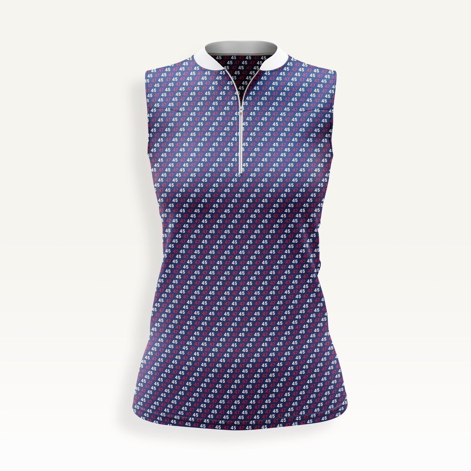 Mrs. Patriot Sleeveless Polo alternate product view 1