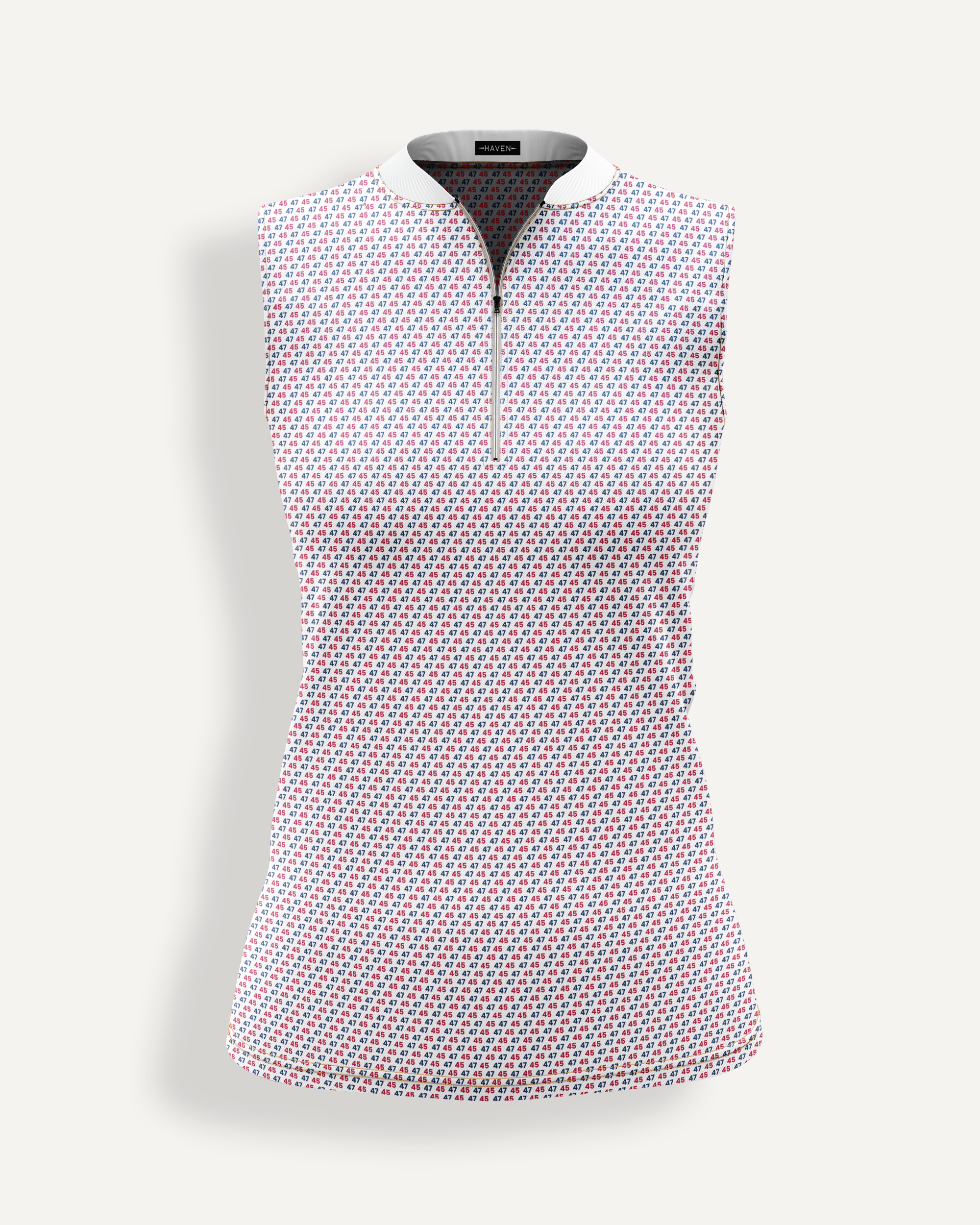 Mrs. Commander in Chief Sleeveless Polo alternate product view 1