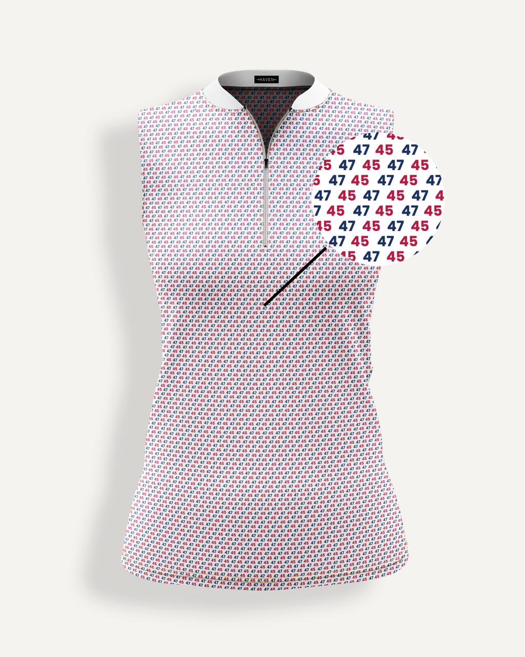 Mrs. Commander in Chief Sleeveless Polo product photo