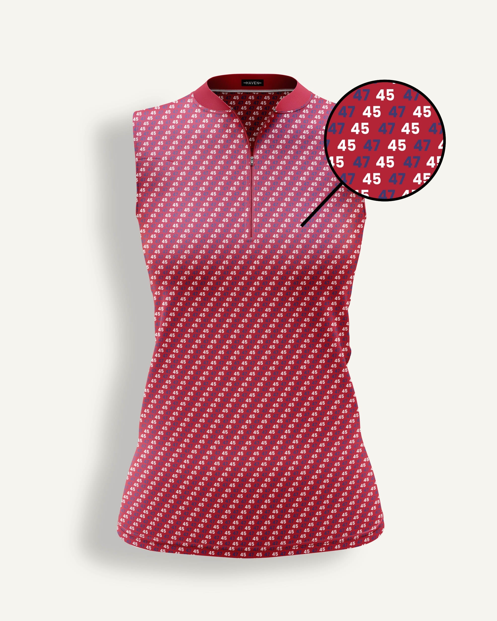 Mrs. Don Sleeveless Polo product photo